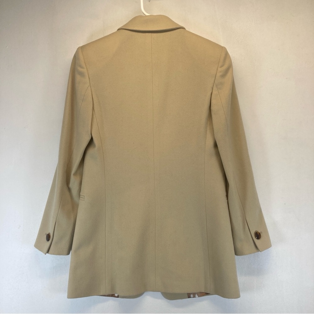 ICEBERG Vintage Disney Bambi Jacket Blazer Coat Cashmere Wool Beige Size 38 - Picture 7 of 15